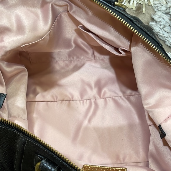 Coach python embossed black handbag❤️❤️❤️ - Picture 10 of 15